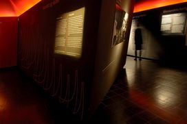 Bloodshed was exhibited in The Viking Ship Hall from 2005-2006