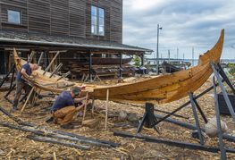 [Translate to English:] Langòe ejet af Vikingeskibsmuseet i Roskilde