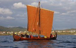 Skjoldungen ved Haukesund Skjoldungen on arrival at Haugesund on Tuesday 9 July 2019. Photo: Tor André Johannesen