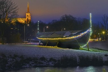 Juleferie på Vikingeskibsmuseet. Copyright: Vikingeskibsmuseet i Roskilde.