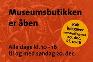 Museumsbutikken er åben