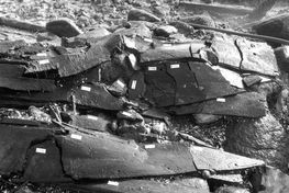 Excavation Skuldelev ships. Viking ship museum