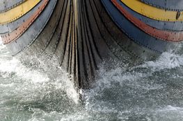 The Sea Stallion from Glendalough cuts through the water