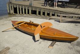 Jagtpram til Nationalpark Skjoldungernes Land. Copyright; Vikingeskibsmuseet i Roskilde.