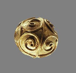 Gold pin