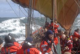 The Danish straits should offer a little less drama than here on the Irish Sea in 2007. Foto Werner Karrasch
