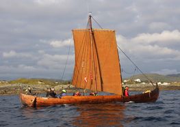 Skjoldungen ved Haukesund Skjoldungen on arrival at Haugesund on Tuesday 9 July 2019. Photo: Tor André Johannesen