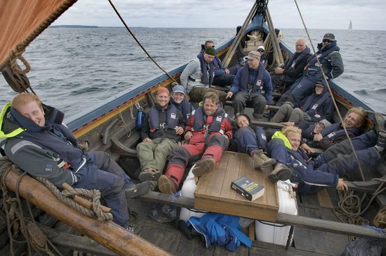 Fair weather gave the crew time to relax and read.