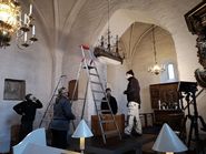 Overdragelsen af kirkeskibet Store Christianus Quintus fra Skt. Jørgensbjerg Kirke i Roskilde til Vikingeskibsmuseet fandt sted 7. januar 2021.