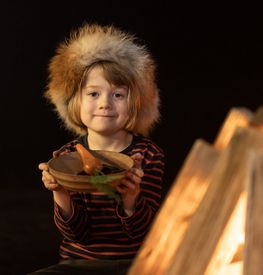 The Hamlet – The children’s universe at the Viking Ship Museum. Photo: Jacob N Andreassen. Copyright: Vikingeskibsmuseet in Roskilde. 