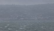 I tre døgn har Havhingsten ventet på gunstig vind i Howth, nord for Dublin. Alle dage har havet omkring Howth set sådan ud. Foto: Kasper Thor Larsen 