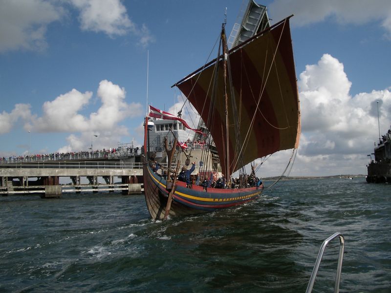 Esben Rasmussen Billeder af havhingsten fra Esben Rasmussen: The Viking Ship Museum