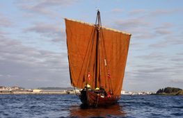 Skjoldungen ved Haukesund Skjoldungen on arrival at Haugesund on Tuesday 9 July 2019. Photo: Tor André Johannesen