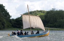 Sejlads på Roskilde Fjord. Copyright, Vikingeskibsmuseet i Roskilde. 
