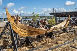 Langòe ejet af Vikingeskibsmuseet i Roskilde