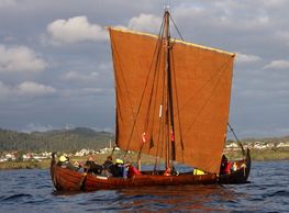 Skjoldungen ved Haukesund Skjoldungen on arrival at Haugesund on Tuesday 9 July 2019. Photo: Tor André Johannesen