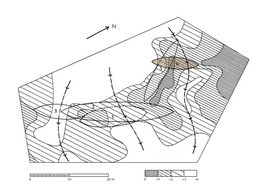 The map shows where Skuldelev 6 was placed in the barrier in Roskilde Fjord.