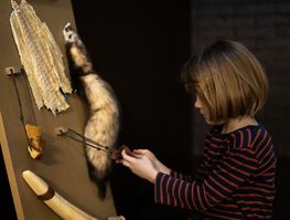 Vikingeskibsmuseets børneunivers BørneBygden. Copyright: Vikingeskibsmuseet i Roskilde.