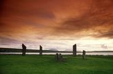 Both the burial chamber at Maes Howe and the henge Ring of Brodgar from 3000 BC. is on the UNESCO world heritage list. Photo: Visit orkney