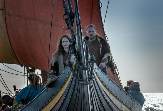 The Viking Ship The Sea Stallion from Glendalough is often used for professional filming
