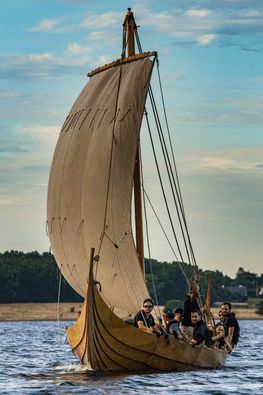 Det franske skib 'Batar' er et helt moderne bud på et 1000-årigt design. Foto: batar.fr