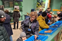 Besøg marinarkæologernes værksted og se pop-up udstillingen Gåden i dybet om skibsfund og arkæologernes arbejde. Besøg marinarkæologernes værksted og se pop-up udstillingen Gåden i dybet om skibsfund og arkæologernes arbejde.