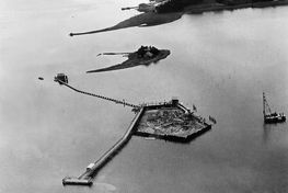 Excavation Skuldelev Ships. Viking ship museum