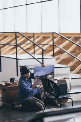 Online guided tours in the Viking Ship Hall
