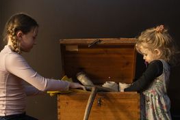 The Hamlet – The children’s universe at the Viking Ship Museum. Photo: Jacob N Andreassen. Copyright: Vikingeskibsmuseet in Roskilde. 