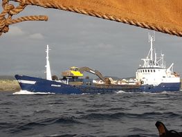 Bømlafjorden bød på en forsmag af Atlanhavet og en masse skibstrafik ind til Haugesund. Foto Torben Okkels.