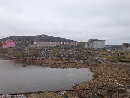 Færingehavn. Olaf fra PolarOil tog Skjoldungens besætning med ud på en udflugt til fortidenFoto fra Skjoldungens Facebook-side
