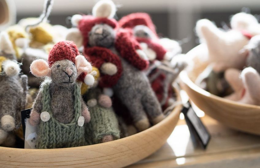 Christmas in the Museum shop at the Viking Ship Museum