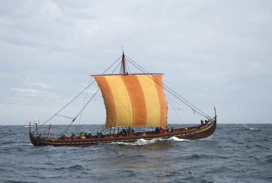 Havhingsten under sejl i det Irske Hav 2007. Foto: Werner Karrasch